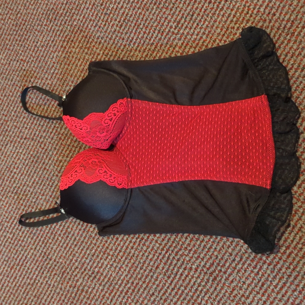 Red & Black corset